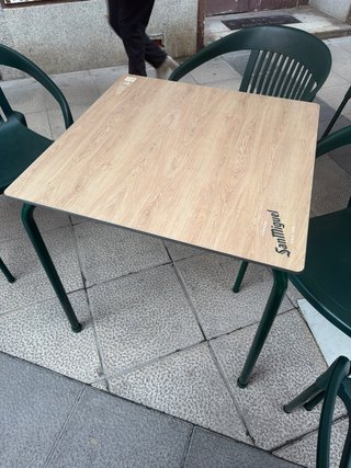 Mesa San Miguel madera y metal