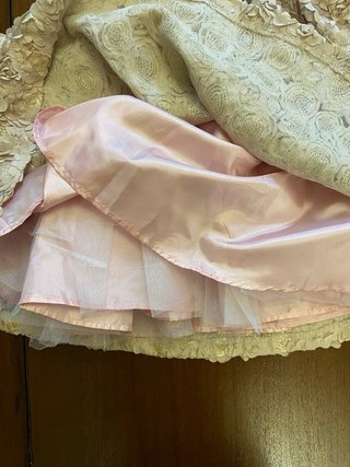 Vestido corto flores evento