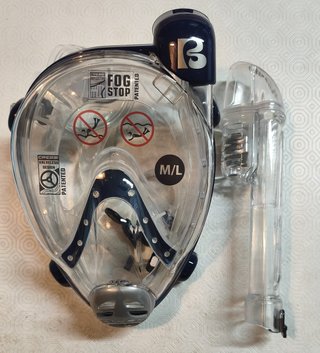 Máscara de snorkel integral Cressi 180° antivaho