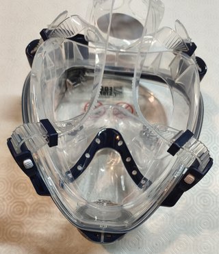 Máscara de snorkel integral Cressi 180° antivaho