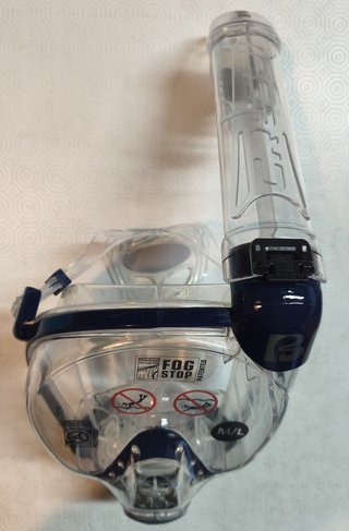 Máscara de snorkel integral Cressi 180° antivaho