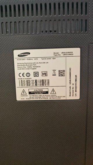 Smart TV Samsung 40 Negra