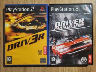 Juegos PS2 Driver 3 y Parallel Lines