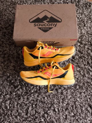Saucony Trail Zapatillas Running Mujer Amarillo