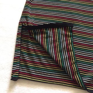 Abito Chloe a righe multicolore