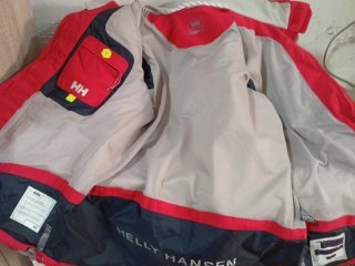 Chaqueta náutica y peto Helly Hansen Roja y Azul