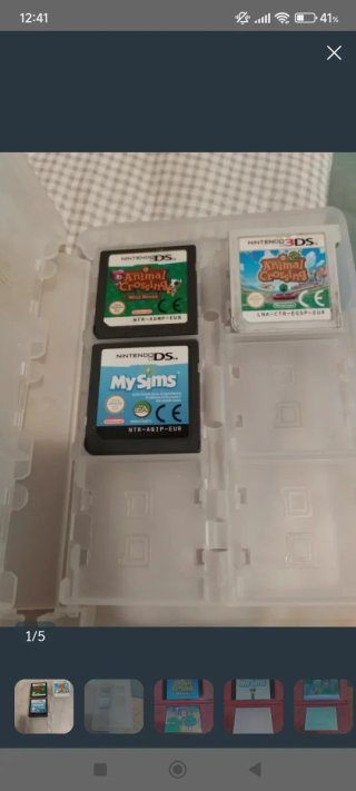 Nintendo 3ds XL rosa con 3 juegos