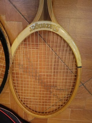 Set 2 Racchette Tennis Vintage + Borsa