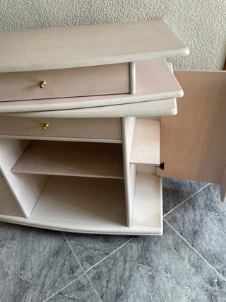 Mueble TV Beige giratorio
