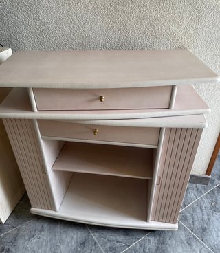 Mueble TV Beige giratorio