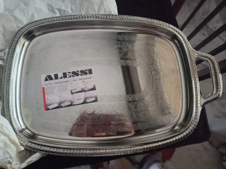 Vintage Vassoio Alessi Impero Rettangolare.