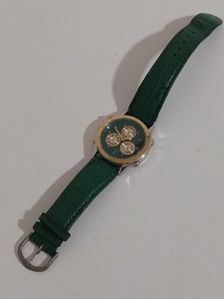 Reloj Vintage Lotus World Time 9475 - Esfera Verde