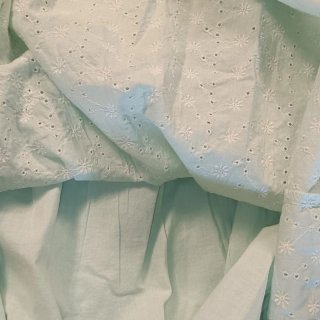 Vestido verde bordado talla 11-12