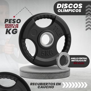 OUTLET Par Discos Olímpicos Caucho 20kg