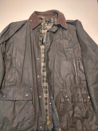 Chaqueta Barbour Border Verde Talla L + chaleco