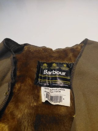 Chaqueta Barbour Border Verde Talla L + chaleco