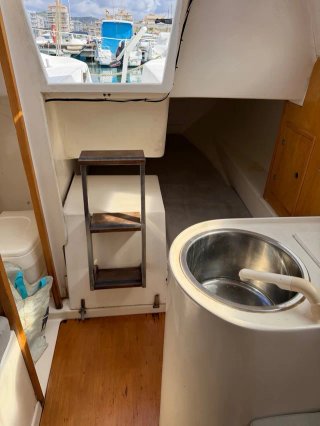 Velero Golfiño 7.25 listo para navegar.