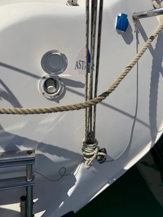 Velero Golfiño 7.25 listo para navegar.