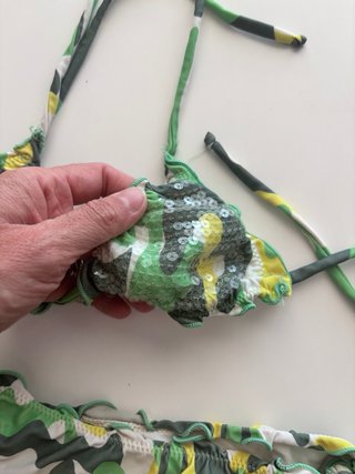 Bikini bambina 10 anni camouflage