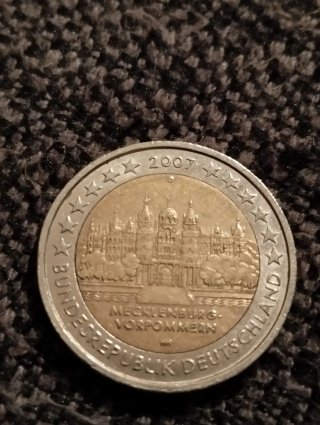 Moneda 2 Euros Alemania 2007