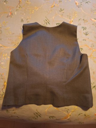 Chaleco mujer gris