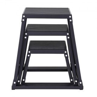 Scatole di Salto Pliometriche, Scatola Plyometrica da 12/18/24 Pollici, Piattaforma e Scatola di Agilità per Salti, Set di Scatole Antiscivolo per Esercizio di Step Up in Palestra a Casa, Allenamento di Forza