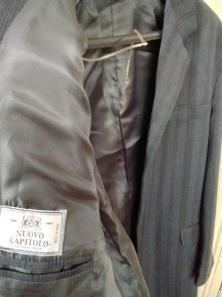 Completo elegante MURIEL grigio giacca lunga