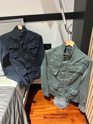 2 Cazadoras G-Star RAW (Negra y Verde)