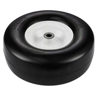Neumáticos de Cortacésped con Llanta, Neumáticos de Tractor Tubeless 13x5-6", Conjunto de Rueda y Neumático de 2 Paquetes, Neumáticos de PU Sin Pinchazos, Hub Centrado de 3.25"-5.9", Tamaño de Buj...