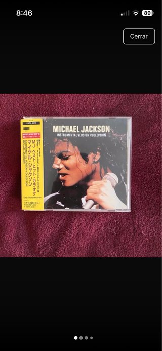CD Michael Jackson Instrumental Version Collection de segunda mano