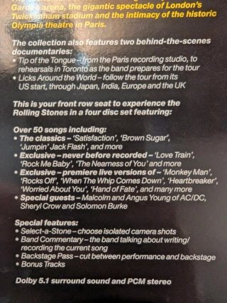 Rolling Stones Four Flicks DVD Set