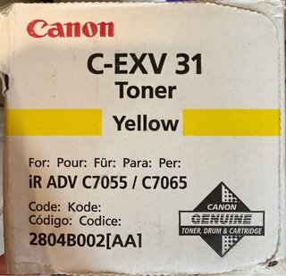 3x Cartuchos Toner Canon C-EXV 31 Originales
