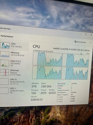 Lenovo M910x i5 16GB RAM RX460 4GB