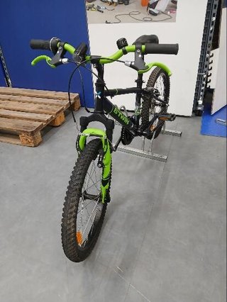 BICICLETA NIÑOS MTB RACING 500 20 PULGADAS NEGRO