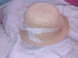 Pack 3 Gorros Verano: Paja, Rosa y Blanco
