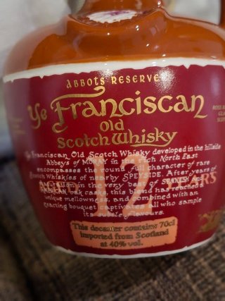Botella Ye Franciscan 12 Años Barro
