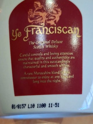 Botella Ye Franciscan 12 Años Barro