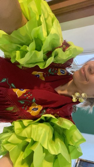 Traje flamenca mujer talla M