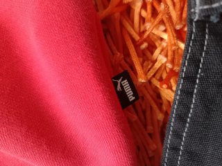 Sudadera Puma Roja y Azul Talla M