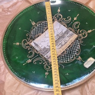 Plato Murano Venecia 35cm Il Bacino di S. Marco