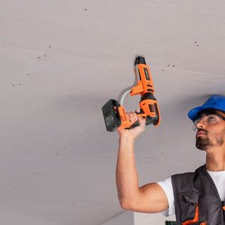 Taladro de Tornillos para Drywall Auto-Alimentado, Kit de Taladro de Tornillos para Drywall Collado de 20V Max, 4200RPM, Inalámbrico con Motor Sin Escobillas, 2 Paquetes de Batería, Cargador, Clip...