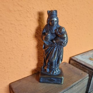 Antigua Virgen de la Leche - Bronce Macizo (841g)