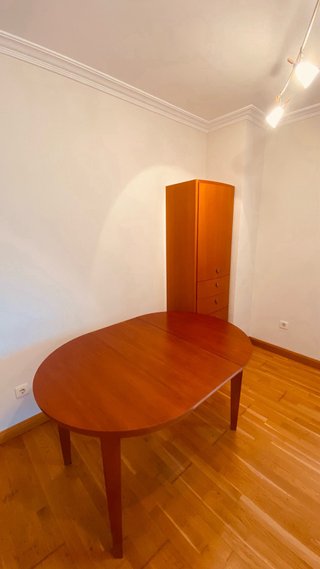 Muebles de salón madera y cristal