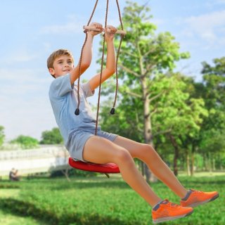 Kit de tirolesa para niños y adultos, kit de tirolesa de 65 pies hasta 500 lb, tirolesa de instalación rápida para exteriores en el patio trasero, entretenimiento en el parque infantil con tiroles...