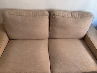 Divano a 2 posti beige