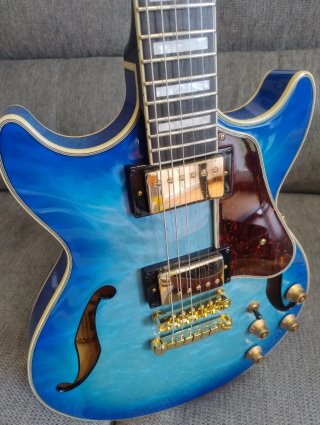 Ibanez AM93QA-JBB Guitarra Eléctrica