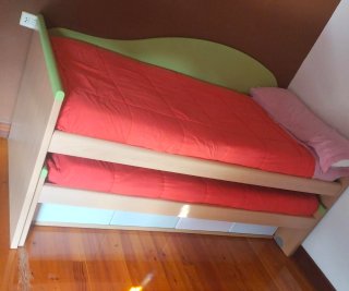 Cama nido madera.