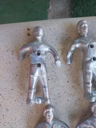 Muñecos futbolín aluminio