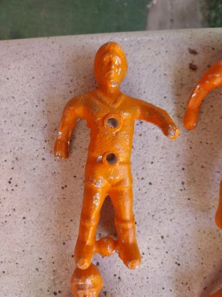 Muñecos futbolín aluminio