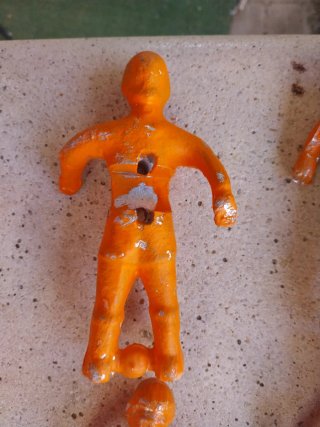 Muñecos futbolín aluminio
